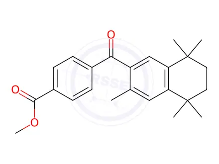 Chemical structure of Bexarotene Ketone Methyl Ester Impurity