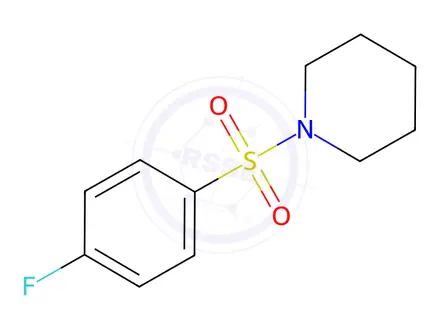 Chemical structure of 1-(4-Fluorophenylsulfonyl)piperidine