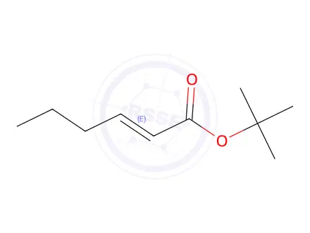 Chemical structure of tert-Butyl (E)-hex-2-enoate