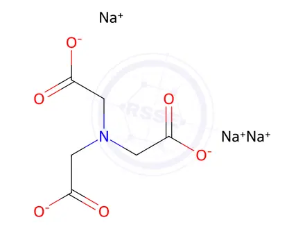 Chemical structure of Calcium Disodium Edetate Impurity 1 Trisodium Salt (Disodium Edetate EP Impurity A Trisodium Salt)