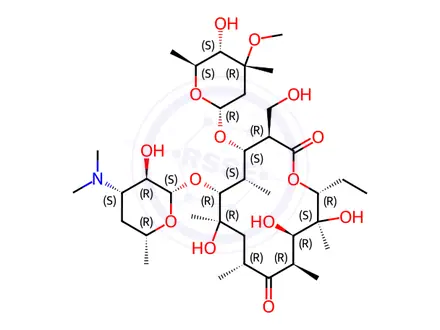 Chemical structure of Erythromycin EP Impurity A