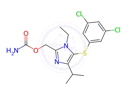 Chemical structure of Capravirine Impurity 22