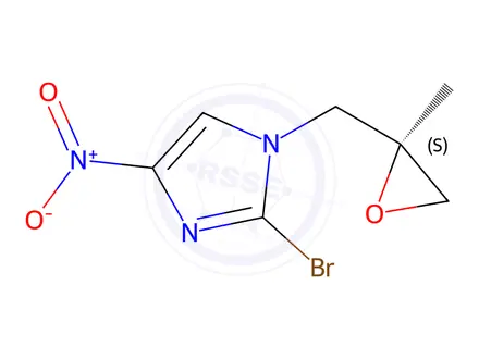 Chemical structure of Delamanid Impurity 39
