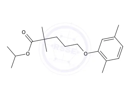 Chemical structure of Gemfibrozil Isopropyl Ester