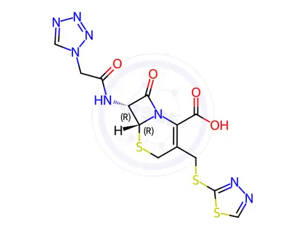 Chemical structure of Ceftezole
