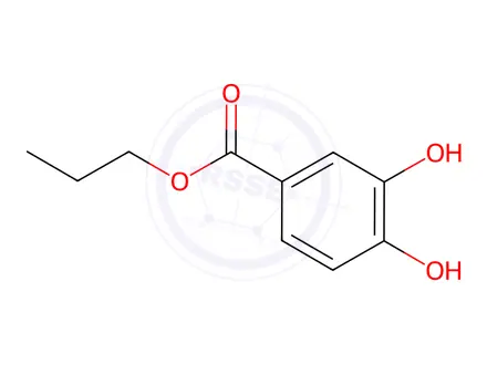 Chemical structure of Propyl Protocatechuate