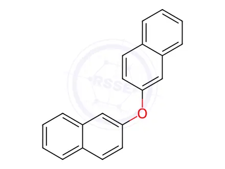 Chemical structure of Tolnaftate Impurity 8(2-Naphthyl Ether)