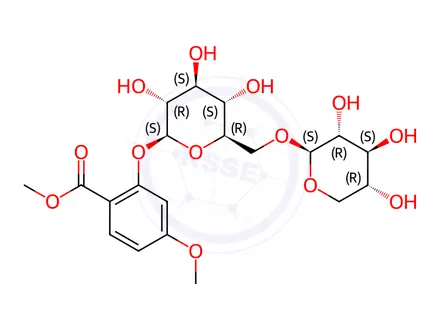 Chemical structure of Primeverin