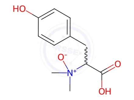 Chemical structure of L-Tyrosine, N,N-dimethyl-, N-oxide