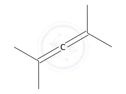 Chemical structure of 2,4-Dimethyl-2,3-pentadiene
