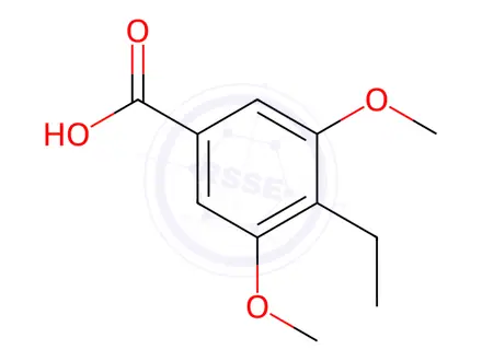 Chemical structure of 3,5-Dimethoxy-4-ethylbenzoic acid