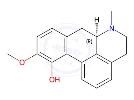 Chemical structure of R-(-)-Apocodeine
