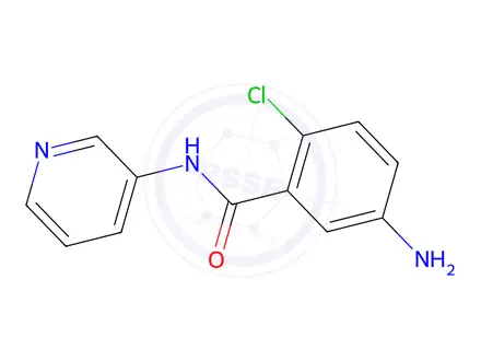 Chemical structure of 5-Amino-2-chloro-N-(pyridin-3-yl)benzamide