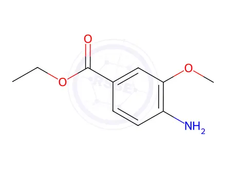 Chemical structure of Ethyl 4-Amino-3-methoxybenzoate