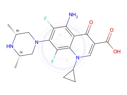 Chemical structure of Sparfloxacin Impurity 1 (Rac-Sparfloxacin)