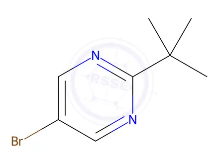 Chemical structure of 5-Bromo-2-tert-butylpyrimidine