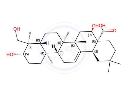 Chemical structure of Caulophyllogenin