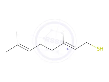 Chemical structure of Thiogeraniol
