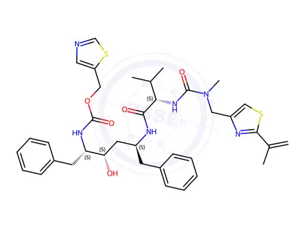 Chemical structure of Dehydroritonavir (M-9)