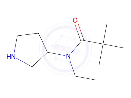 Chemical structure of n-Ethyl-N-(pyrrolidin-3-yl)pivalamide