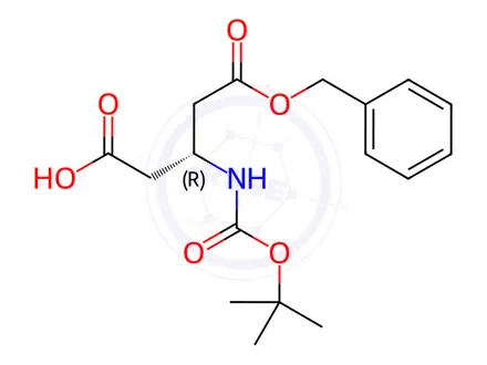 Chemical structure of Boc-L-beta-glutamic acid 5-benzyl ester