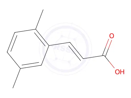 Chemical structure of 2,5-Dimethylcinnamic acid