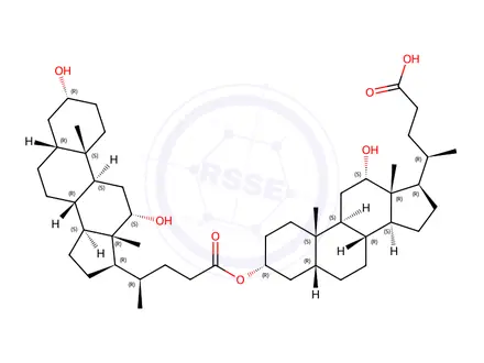 Chemical structure of Ursodeoxycholic Acid Impurity 70