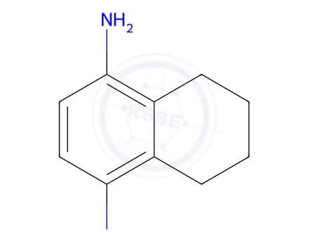 Chemical structure of 5,6,7,8-tetrahydronaphthalene-1,4-diamine