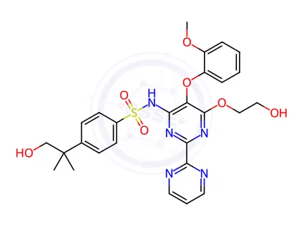 Chemical structure of Hydroxy Bosentan