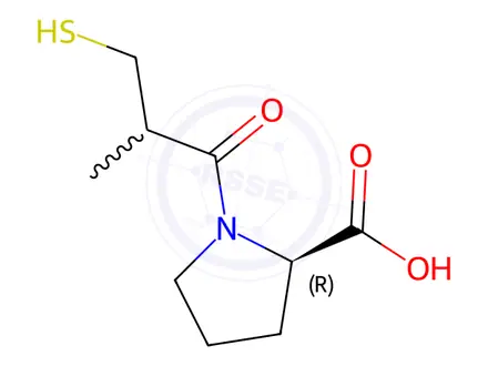 Chemical structure of Captopril EP IMpurity B