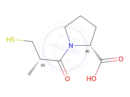 Chemical structure of Captopril Impurity 1