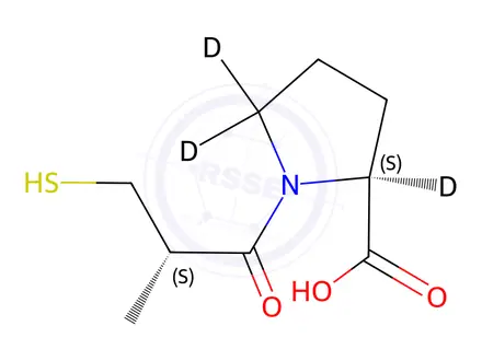Chemical structure of Captopril Impurity 61