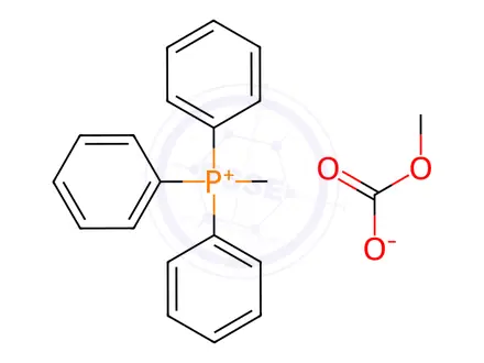 Chemical structure of Methyltriphenylphosphonium Methylcarbonate