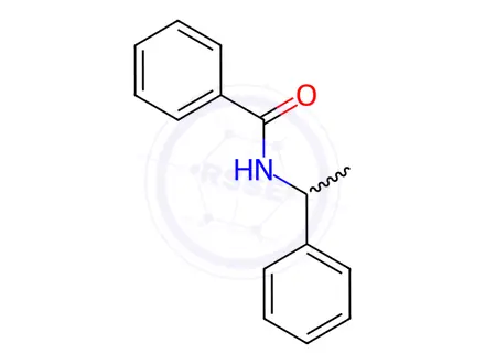 Chemical structure of N-(1-phenylethyl)benzamide