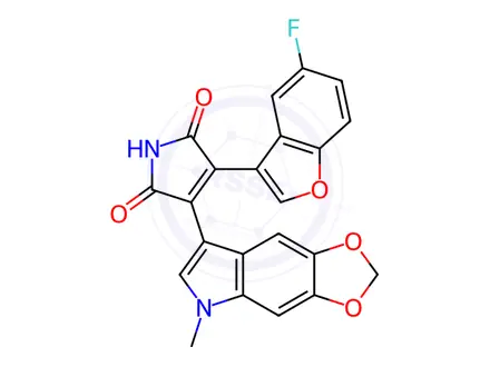 Chemical structure of Elraglusib