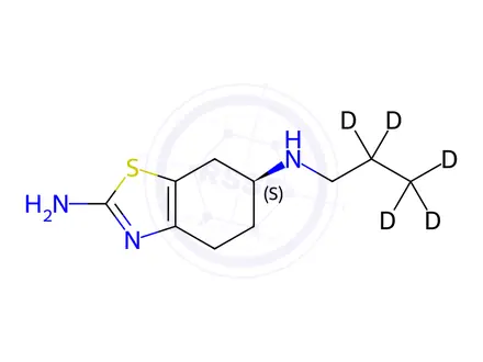 Chemical structure of (S)-Pramipexole-d5 Dihydrochloride