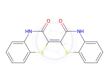 Chemical structure of (Z)-4H,4'H-[2,2']BI[BENZO[1,4]THIAZINYLIDENE]-3,3'-DIONE