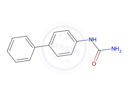 Chemical structure of N-(1,1'-biphenyl-4-yl)urea