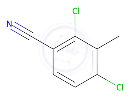 Chemical structure of 2,4-Dichloro-3-methylbenzonitrile