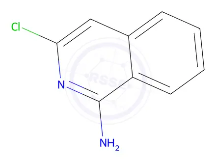 Chemical structure of 3-Chloroisoquinolin-1-amine