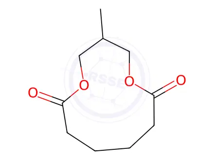 Chemical structure of 3-Methyl-1,5-dioxacycloundecane-6,11-dione