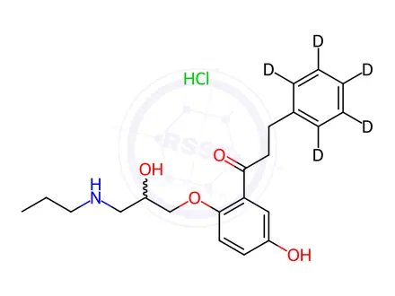 Chemical structure of Propafenone Related Compound