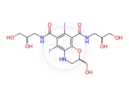 Chemical structure of Iohexol EP Impurity I