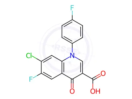 Chemical structure of Difloxacin Impurity 7 (Difloxacin EP Impurity G)