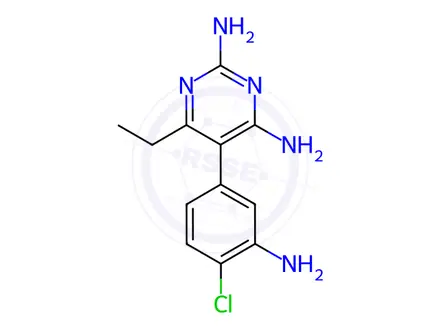 Chemical structure of Pyrimethamine Impurity 22