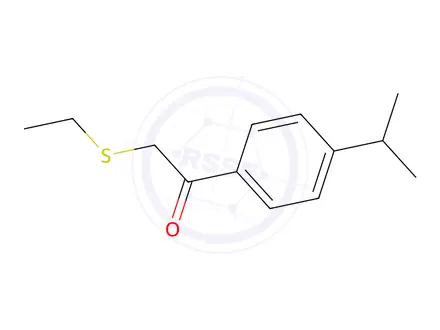 Chemical structure of 2-(Ethylthio)-1-(4-isopropylphenyl)ethan-1-one