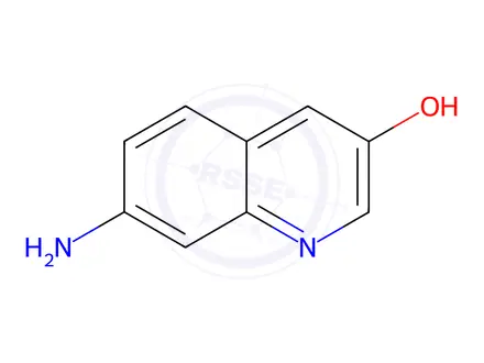 Chemical structure of 7-aminoquinolin-3-ol