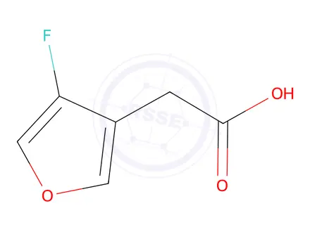 Chemical structure of 2-(4-fluorofuran-3-yl)acetic acid