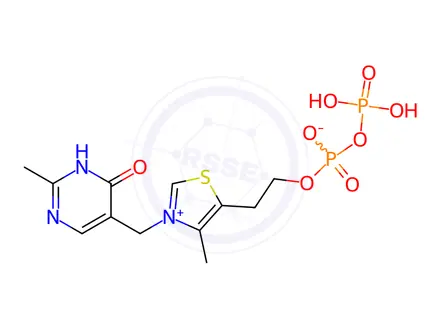 Chemical structure of Oxythiamine diphosphate