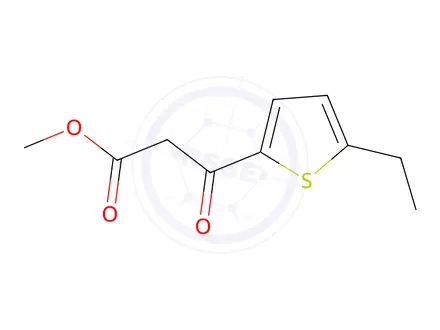Chemical structure of Methyl 3-(5-ethylthiophen-2-yl)-3-oxopropanoate